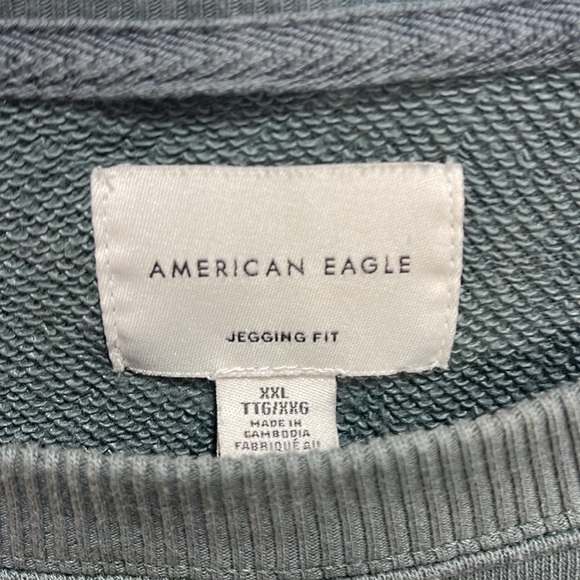 American Eagle Side Slit Sweatshirt szXXL - Picture 3 of 9